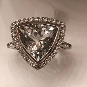 NWOT Sterling Silver Prasiolite Ring